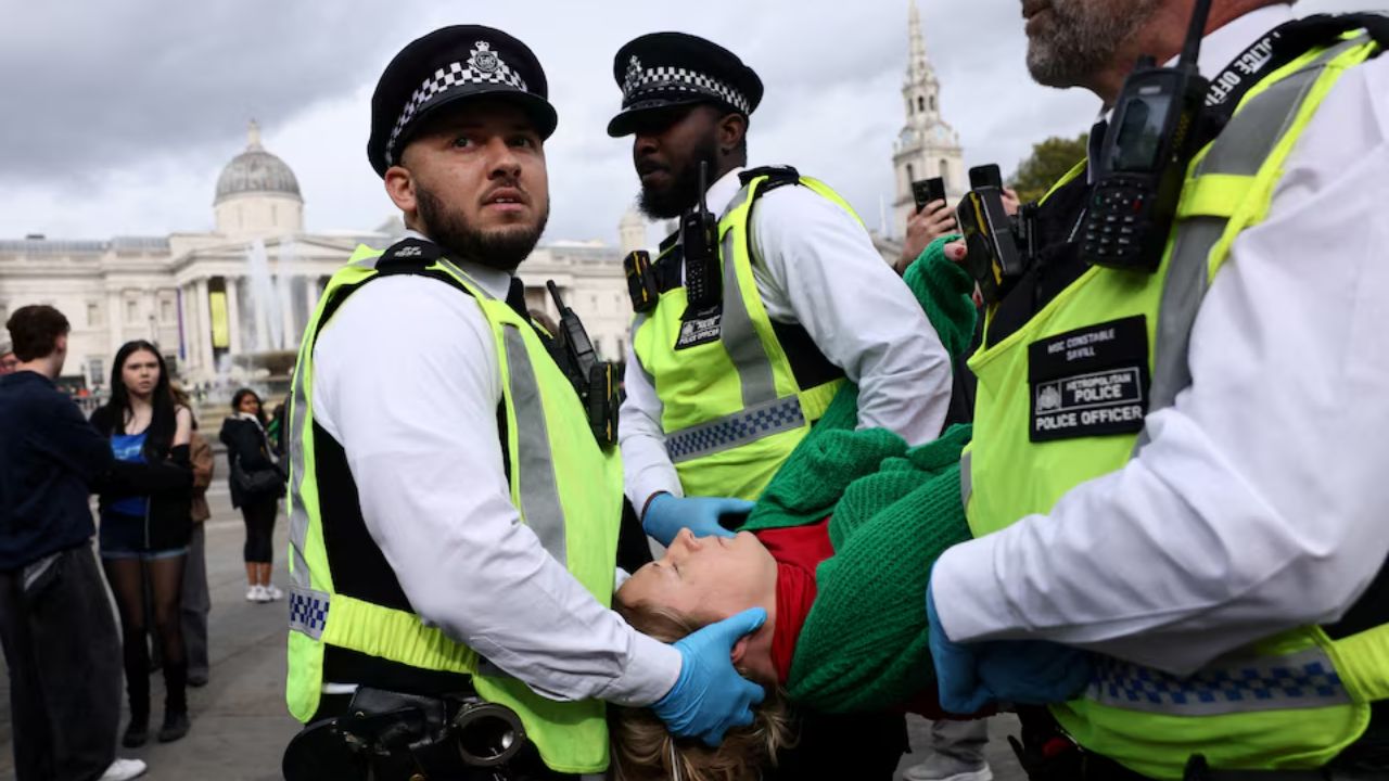 ইউরোপজুড়ে ইসরায়েলবিরোধী বিক্ষোভ, লন্ডনে আটক ৪৪২